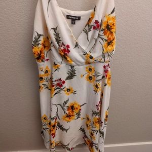Spaghetti strap sunflower/floral sundress